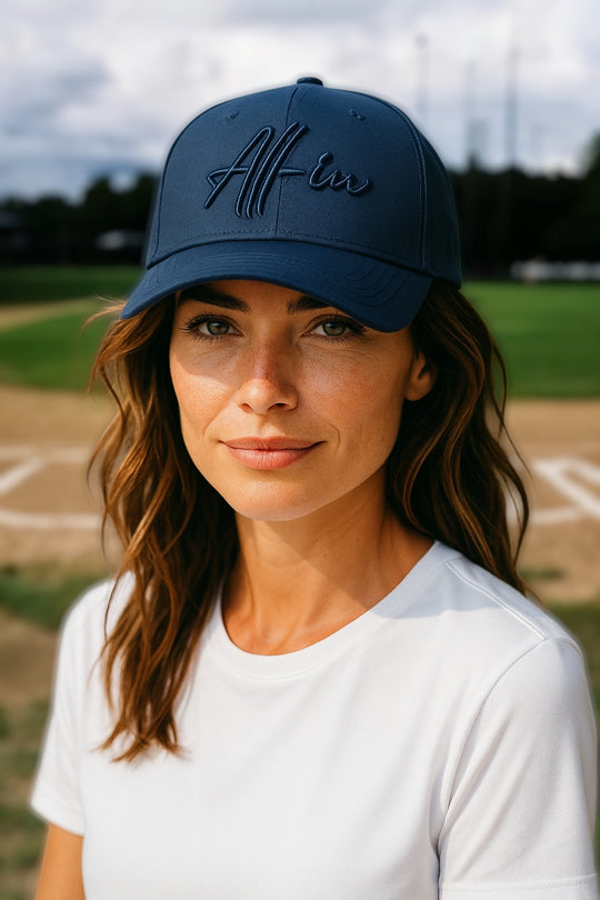 All-in Puff Embroidery Mesh Hat