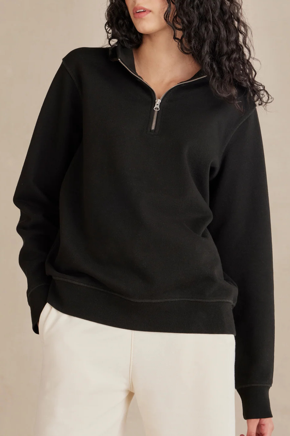 Quarter Zip Organic French Terry
