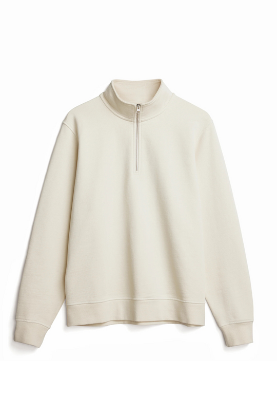 Quarter Zip Organic French Terry